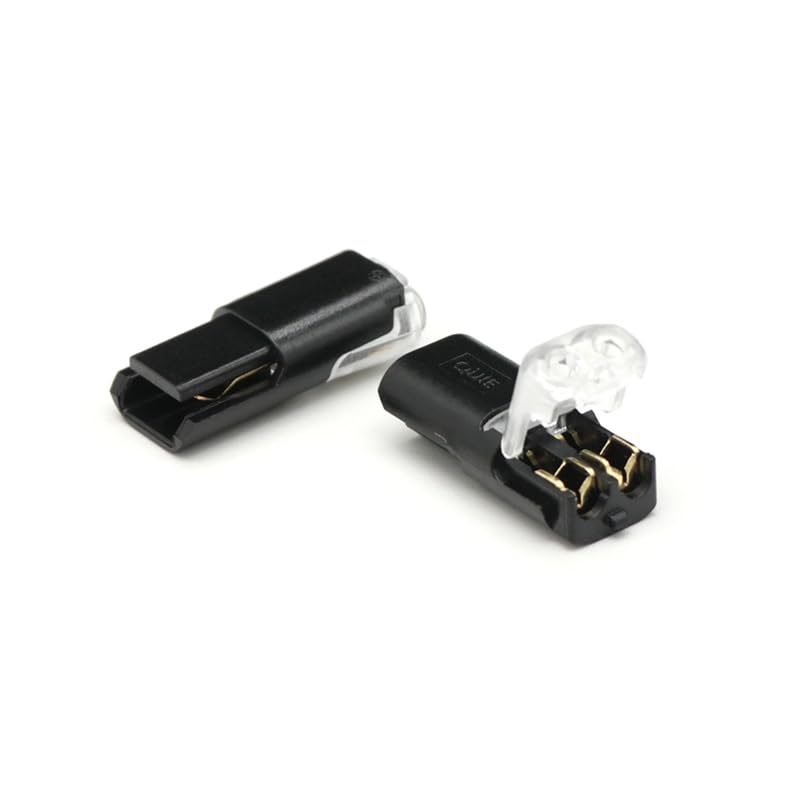 Zweiadriger steckbarer Drahtverbinder, Schnellverbinder, Kabel-Crimpklemme(30pcs)