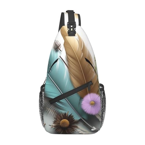 Bolso de pecho cruzado tipo sling para hombre y mujer miniatura 1