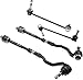 DYZJKWJW 8PCS Front Suspension Control Arm Kit with Tie Rods & Sway Bar Links for 2007-2013 BMW X5 E70, 2008-2013 BMW X6 E71