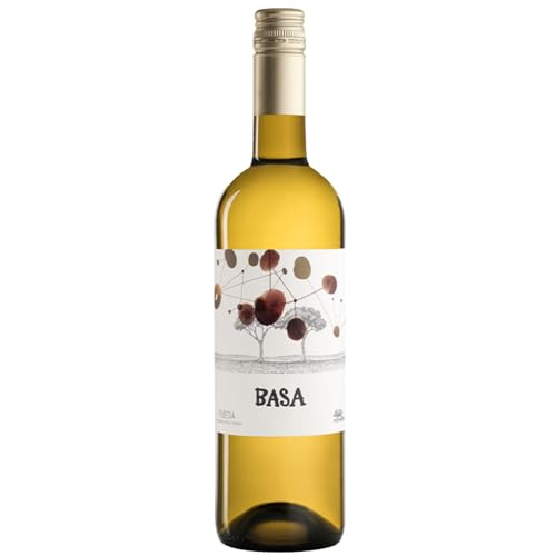 Telmo Rodríguez - Vino Blanco Basa 2023 | Rueda | Verdejo y Viura | Aromas Tropicales y Herbáceos | Fresco y Equilibrado | 13% Vol | Botella 75 cl