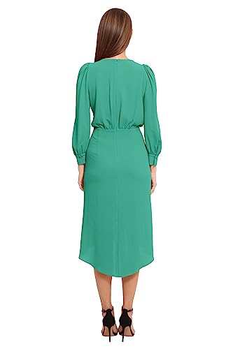 Image of Maggy London Women's Maggy London Women's Dresses Long Sleeve Catalina Crepe Dress Workwear Event Guest of Wedding