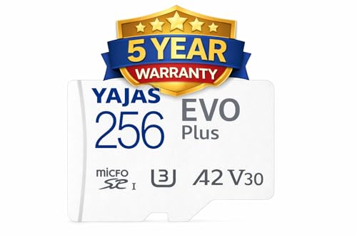 Image of 256GB microSDXC Memory Card, 140 Mbps /s High Speed with High Performance of Data Transfer I Memory Card for Smartphone, Camera, Tablet & Drone | Full HD Video Recording