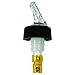 Winco PPA-150, 1-1/2 Oz. Bottle Liquor Whiskey Measuring Pourer With Black Collar, Yellow Tail and Clear Spout, Premium Quality Cocktail Mixing Pourers, 1 Dozen