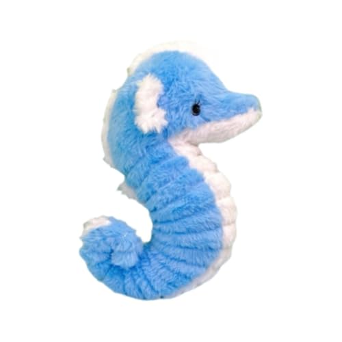 Pendentif porte-clés animal océanique doux peluche hippocampe pour sac enfant