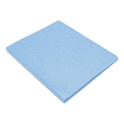 ACCO Presstex Grip Punchless Binder with Spring-Action Clamp, 0.625-Inch Capacity, Light Blue (42522)