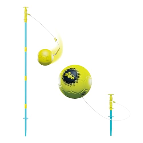 Swingball 7290AM 2 in 1 Multiplay, Tennisspiel, Fußballspiel, für Kinder ab 4 Jahren, Outdoor-Spiele, Gartenspiele