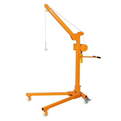 Hand-Operated Small Mobile Crane, Foldable Portable Crane, Household Vehicle-Mounted Crane Handling Tools