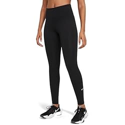 NIKE W One MR TGHT 2.0 Leggings, Black/(White) M para Mujer (DD0252-010)