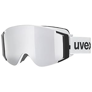 uvex g.gl 3000 TOP, maschera da sci Unisex adulto, white/silver-brown, one size