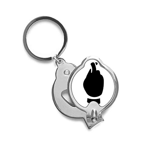Coupe-ongles motif silhouette pour couper les ongles proprement sans effort.