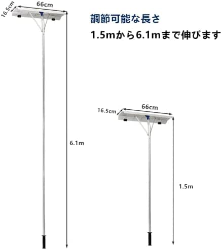 スノーレーキ 多機能 雪下ろし棒 スノーダンプ 屋根 雪かき 