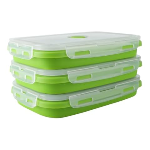 OITUGG 3-Piece Collapsible Food Containers Cover