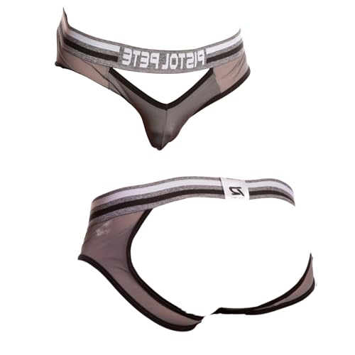 Mens Sexy Designer Jockstrap Open Cut Pouch Bikini Alluring Thong Elastic Waistband G-String Underwear4