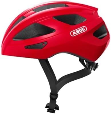 Capacete de Ciclismo Abus Macator Vermelho - M