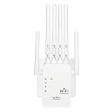【Installation facile - Plug and Play 】Branchez le répéteur wifi dans une prise appropriée conformément au manuel de l'utilisateur, connectez-vous au Wifi et entrez le mot de passe pour terminer la configuration. Ou utilisez un navigateur web sur votre smartphone/tablette/PC pour le configurer. La configuration est très simple, sans étapes ou techniques compliquées.