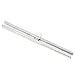 19cm / 7.5 inch Straight Channel Wallet Frame - Round Opening - Silver