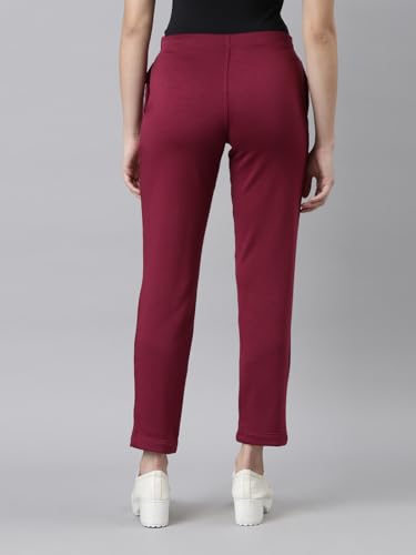 Image of GO COLORS Solid Ultra Warm Kurti Pant for Women | Mid Rise, Warm tech