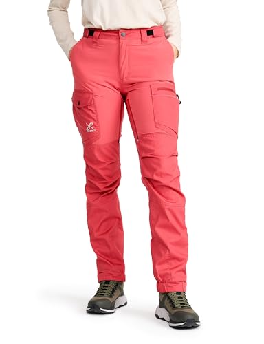 Image of RevolutionRace Rambler Lightweight Pro Trousers for Women, Outdoor Walking and Hiking Trousers, Holly Berry, XL