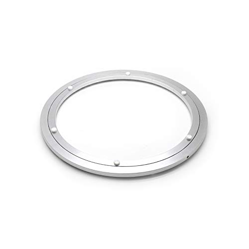 Image of Geesatis Lazy Susan Accessories 11.8 inch / 300 mm Lazy Susan Rotating Turntable Bearing Round Smooth Swivel Plate Heavy Loads for Kitchen Dining Table, 1 Pcs, Silver