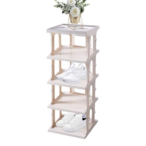 Rangement chaussures pour dortoir pliable et étagère de salon compacte - 8