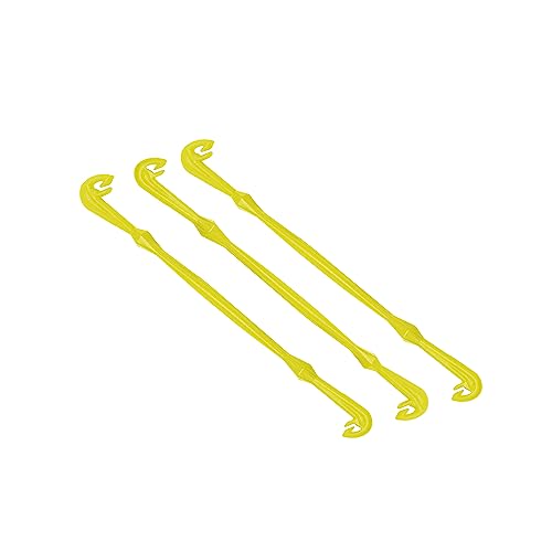 OFXDD Loop Tyer - Hook Loop Tyer for Fishing - Plastic Fishing Line Knot Tying Tool, Yellow, 3 Pcs