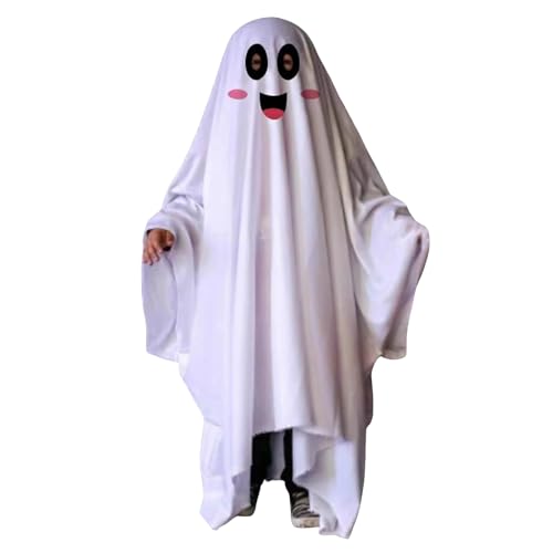 ハロウィン 仮装 子供 おばけ 幽霊 マント かぼちゃ コスプレ衣装 キッズ 着ぐるみ 可愛い オバケ ゴースト コスプレ お化け 死神 悪魔 魔法使い コスチューム 男の子 女の子 ポンチョ パーティー 男女兼用 変装 イベント(ピンク,S)