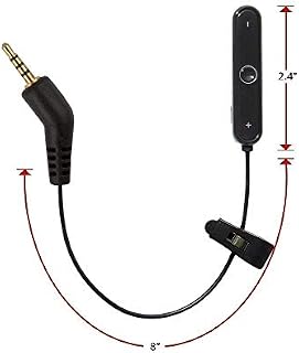 REYTID Wireless Bluetooth Adapter Converter Cable Compatible with Bose QuietComfort 3 / QC3 Headphones - Convert Wired to Wireless!