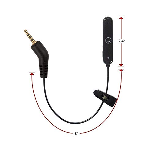 REYTID Wireless Bluetooth Adapter Converter Cable kompatibel mit Bose quietcomfort 3 / qc3 kopfhörer - konvertieren verdrahtet zu Wireless! Cover