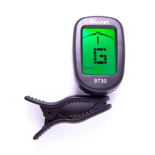 Afinador Cromático Winner WA-29 com clipe de Liga/Desliga Automático  