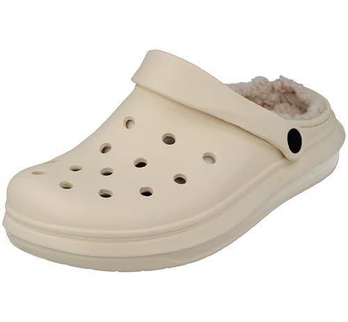 Yinka Shoes Sabots unisexes avec doublure polaire à double lanière, 37 EU – vue 5