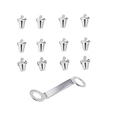 【Installation facile】 : Grâce à la clé fournie, la vis filetée de 5 mm des crampons de chaussures de football s'installe facilement, vous permettant ainsi de vous concentrer pleinement sur votre jeu.
