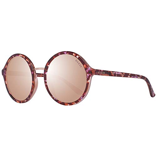 Preisvergleich Produktbild Guess GU7558 5474Z Sonnenbrille GU7558 74Z Rund Sonnenbrille 54, Violett