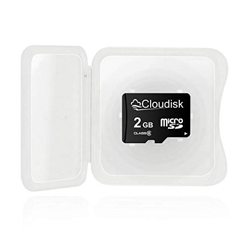 Image of Micro SD Card 2GB Pack of 2 Flash Memory Card Class 6 with SD Adapter MicroSD TF Card (2 GB)
