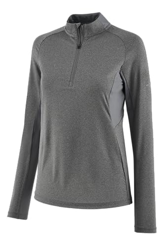 Mizuno Performance 1/4 Zip | Womens Training Apparel | Quiet Shade | US Extra Large (XL)