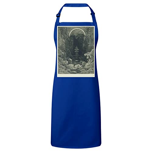 Tablier cuisine bleu Gustave Doré parfait pour cuisiner vos recettes en famille