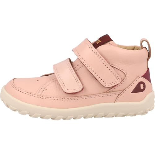 Bobux i-Walk Trek Cameo Rose Boots Leather Nubuck Adjustable Straps Zero Drop Sole4