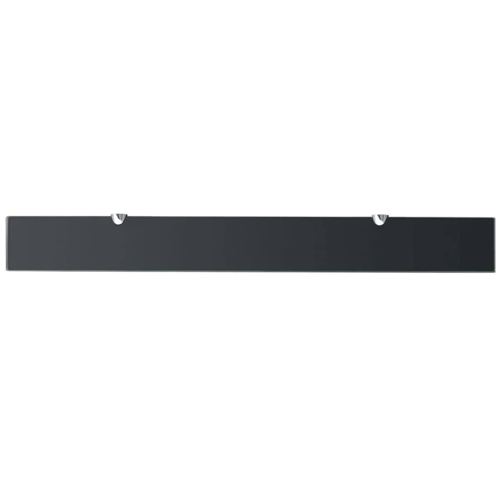 Homgoday Estantes flotantes de cristal, 90 x 10 cm, 8 mm, armario librería, vitrina, librería vertical, ahorra espacio, estantería de suelo, para salón, estudio, modelo 3051508