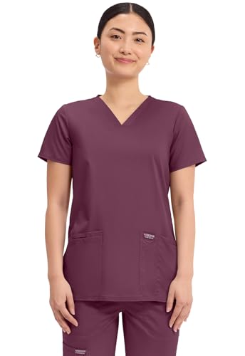 Image of Cherokee Medical Women's Scrub Top V-Neck Modern Classic Fit with 3 Pockets, Ultra Soft and 2-Way Stretch Fabric - WW620