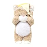 13,8 pouces Soft Cute Sleepy - Stuffed Animal Cat, Soft Plush Kitten Pillow,...