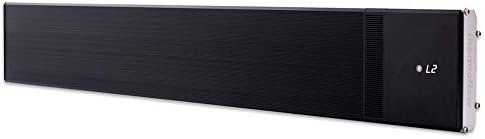 Thermoflow Far Infrared Space Heater with No Glare, Electric Indoor/Outdoor Ceiling/Wall Heater, Quiet Patio Heat with Timer & Remote, HS1800NA 1800W / 900W at 240 Volts Hard Wired