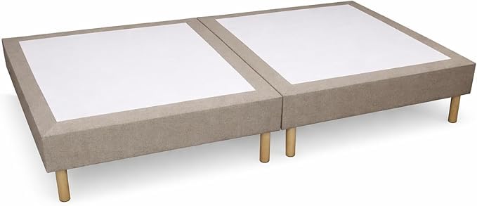 Base de cama box solteiro madeira e tecido primeira linha bege linho disign moderno pés em madeira suporta peso até 220kg tamanho 188x88x28,5cm altura decorar quarto
