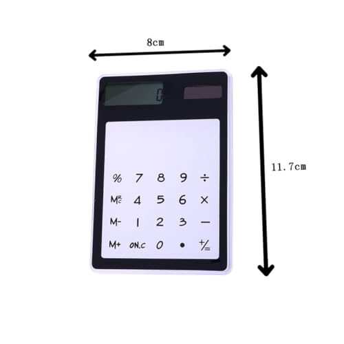 Calculadora táctil portátil Operitacx de 2 piezas para el hogar 2