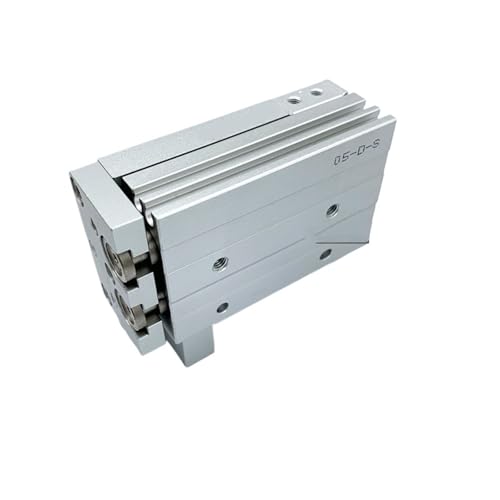 Vérin pneumatique à glissière HLQ12X40S avec table de guidage rigide