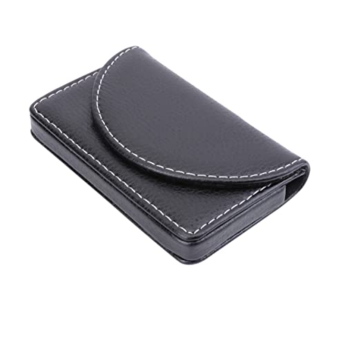 FOMIYES Business Card Holder Simple Pu Portable Business Case Index Card Holder