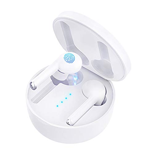 Wireless Earbuds Bluetooth 5.0, TWS True Wireless Earbuds Touch Control Headphone Sport in-Ear