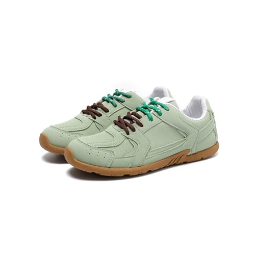 EMMA NEW YORK Womens Fashion Sneakers for 2025 Suede Lace-Up Fashion Sneakers for Women – Casual, Chic, and Comfortable Green