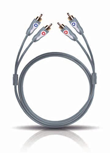 OEHLBACH Audio SL 0,5 m 2 x RCA 2 x RCA antracytowy kabel audio (2 x RCA, męski, 2 x RCA, męski, 0,5 m, antracytowy)