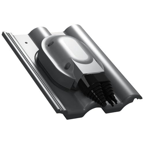 Wasserdichter Solar- und Photovoltaik-Dachdurchgang für Braas Frankfurter Dachziegel, Flexibles Kabelmanagement, UV-beständig, Einfache Montage,...