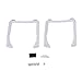 vhbw Telaio di atterraggio Bianco Compatibile con DJI Phantom 3 Drone multicottero quadricottero