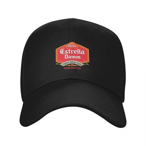 ECUXSRHN Gorra para Hombre Sombrero de Playa de diseño Estrella-Damm